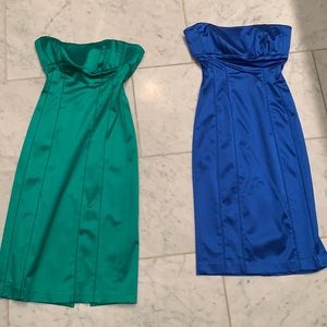 Bebe satin dresses